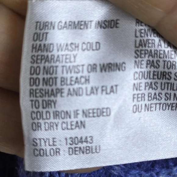 Northern Isles Vintage Christmas Holiday Poinsettia Patchwork Cardigan Size M - Picture 11 of 11